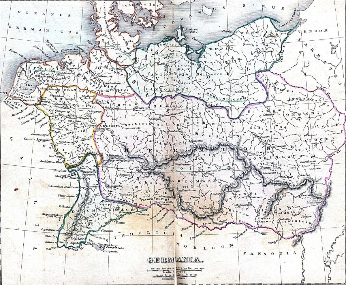 Mappa storica della Germania