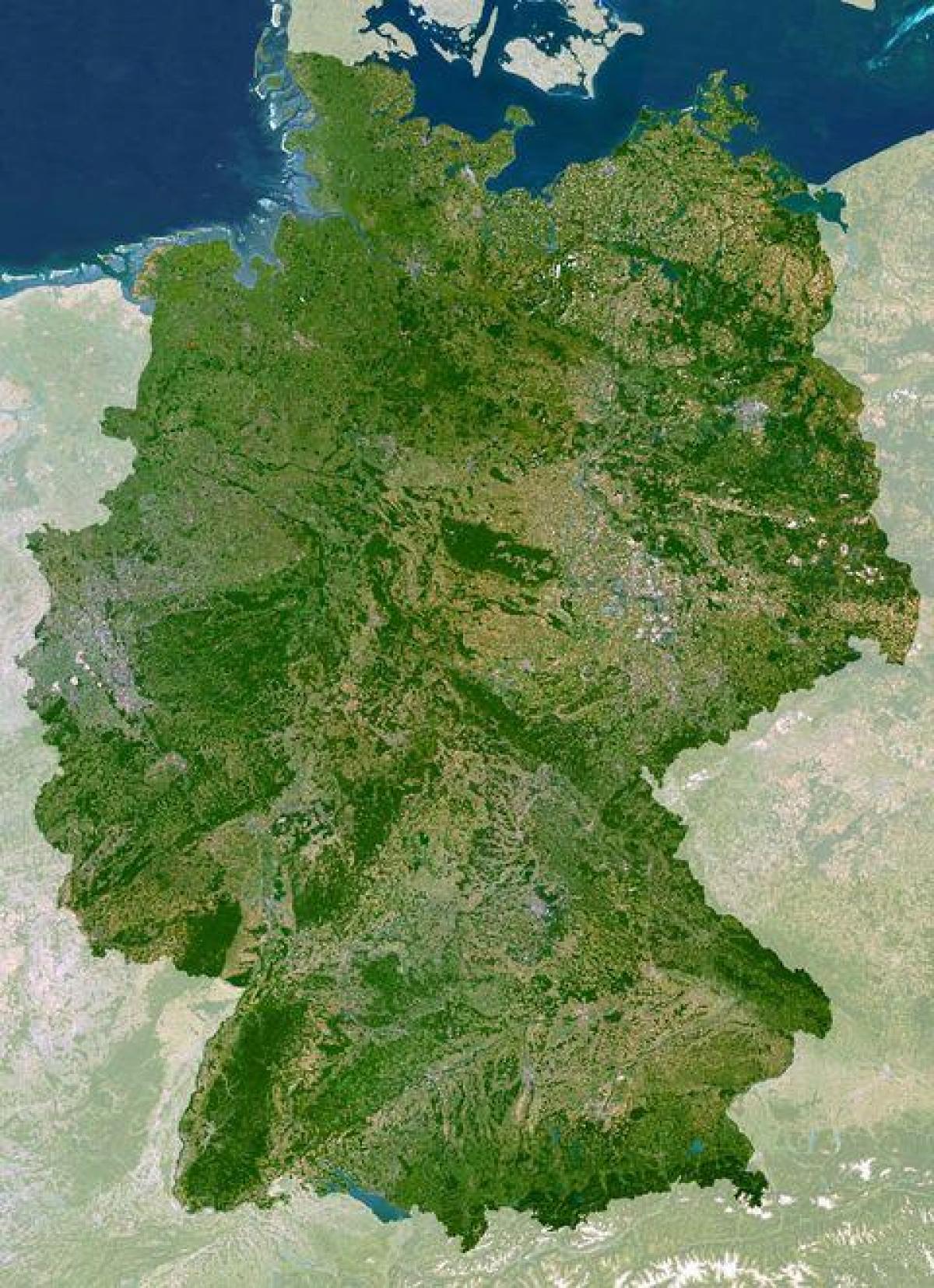 Germania mappa vista cielo